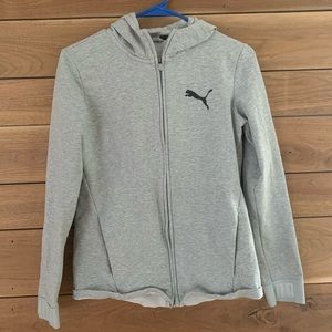 Grey Puma Zip-Up